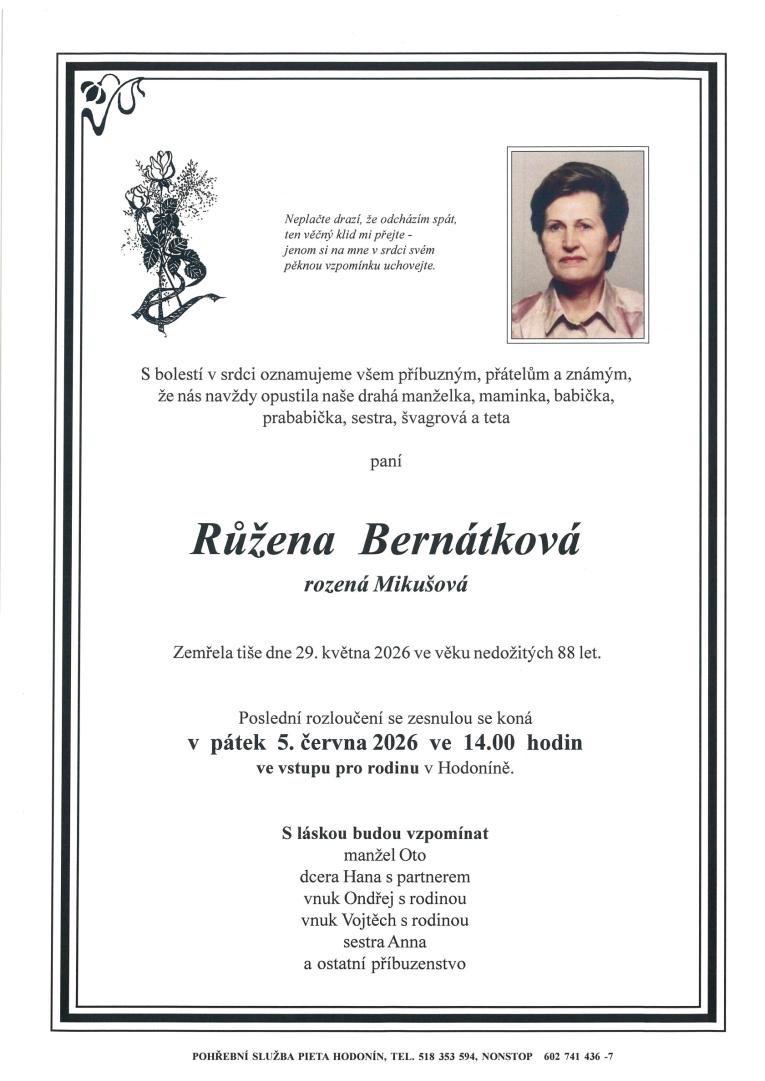 Růžena Bernátková