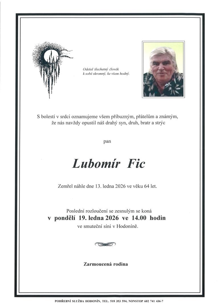 13.01.2026 Fic Lubomír